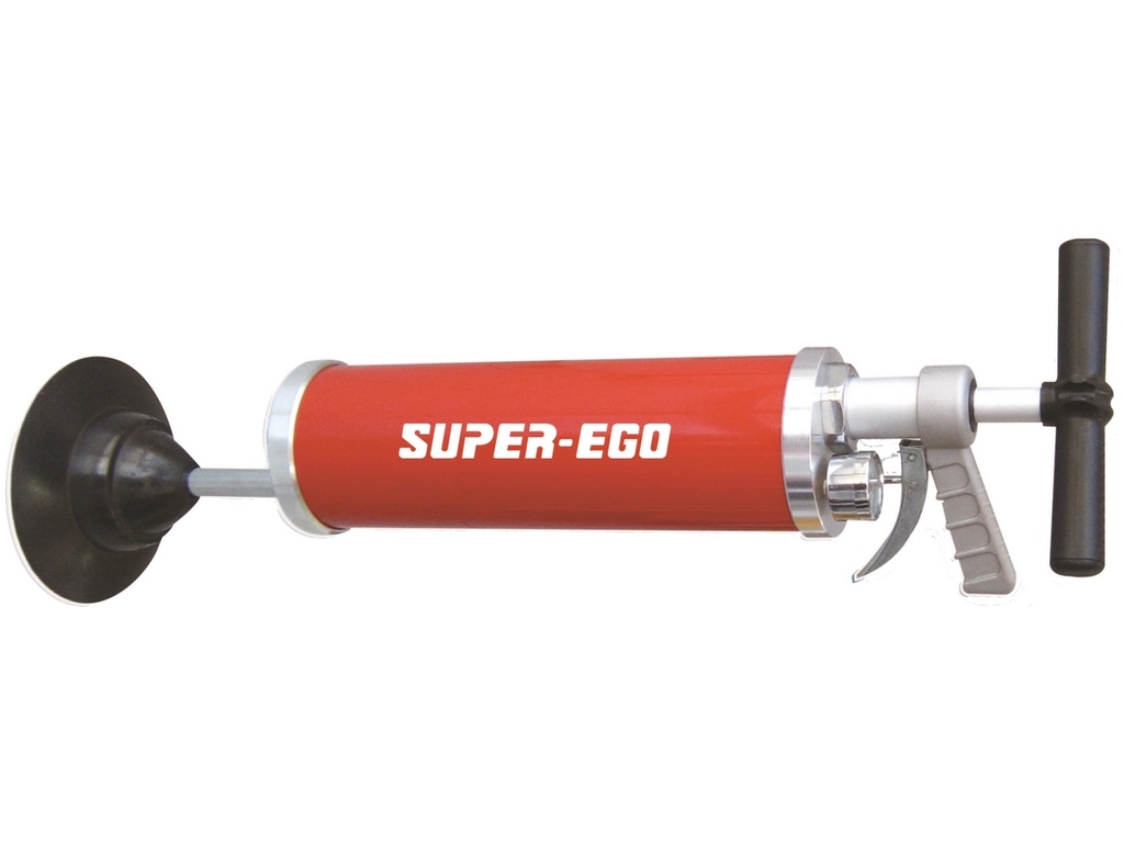 Déboucheur professionnel WC SUPER EGO manuel à système à pompe