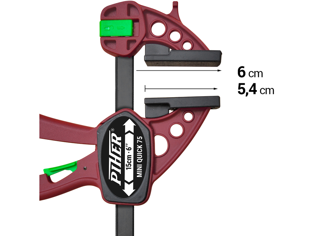 Petit serre-joint et écarteur ajustable jusqu′à 4.5″ - Paquet de 2