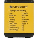 Battery: Li-Polymère cell 113645 avec USB (1'400 mAh - V3air) 
