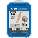 Caches trous en bois massif KREG® à micro-perforation - Oak 65-count