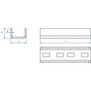 RAIL SOLAIRE PERFORE INDEXTRUT. ATLANTIS C4-M