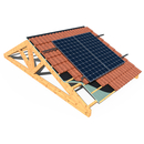 Coplanaire avec rail en acier perforé Atlantis C4-M INDEXTRUT SOLAR GP-XS