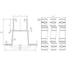 PROFILES,JOINTS,GUIDES,EPISSURES POUR STRUCTURES DE SUPPORTS