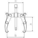 EXTRACTEUR 2 GRIFFES REVERSIBLES 