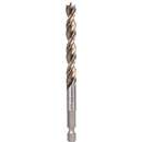 Foret hélicoïdal pour bois
pour machines HSS
avec emmanchement hexagonal 1/4