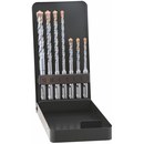 Coffret - &laquo;&nbsp;F4&nbsp;&raquo;, foret pour marteau perforateur SDS-plus, 2&nbsp;tranchants, L2=250 