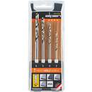 Coffret - Foret h&eacute;lico&iuml;dale pour bois pour machines HSS avec emmanchement hexago