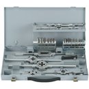 Coffret - Taraud &agrave; rainurer HSS, &agrave; rainure droite, pour filetage m&eacute;trique ISO DI