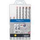 Coffret - &laquo;&nbsp;F4&nbsp;&raquo;, foret pour marteau perforateur SDS-plus, 2&nbsp;tranchants, L2=250 