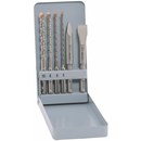 Coffret - MIX-Set KM 6 SDS-Plus de forets 6, 6&nbsp;pi&egrave;ces, foret &Oslash; 5,0I 6,0| 8,0| 10