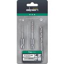 Coffret - Alpen Pro, foret h&eacute;lico&iuml;dal HSS, court, DIN 338 RN, SET