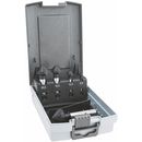 Coffret - Fraise conique &agrave; &eacute;bavurer HSS-Co, tige &agrave; 3&nbsp;pans, division in&eacute;gale, DIN