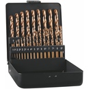 Coffret - Foret h&eacute;lico&iuml;dal HSS Cobalt, tige &agrave; 3&nbsp;pans, court, DIN 338 RN