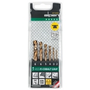 Coffret - Foret h&eacute;lico&iuml;dal HSS Cobalt, tige &agrave; 3&nbsp;pans, extra-court, DIN 1897 PZ