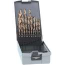 Coffret - Foret h&eacute;lico&iuml;dal HSS Cobalt, tige &agrave; 3&nbsp;pans, court, DIN 338 RN