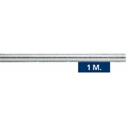 Tige filetée, 1 mètre de long Zinguée