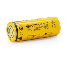 Battery: Li-Ion cell 26650 (5'000 mAh - Q7xr + Q7xrs) 