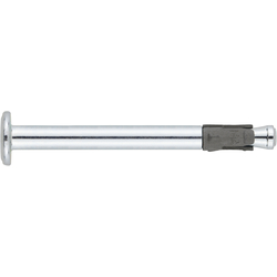 Cheville metallique de frappe avec pointe en acier