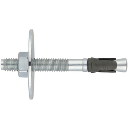 Cheville metallique de frappe avec pointe en acier
