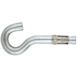 Cheville metallique de frappe avec pointe en acier