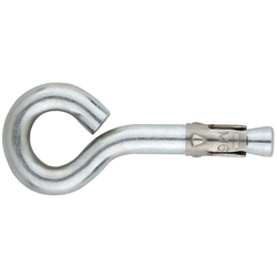 Cheville metallique de frappe avec pointe en acier