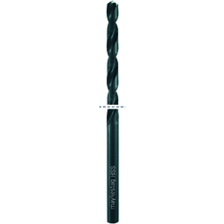 Foret hélicoïdal, extra-long,
DIN 1869 R2 RN - HSS DIN 1869 R2