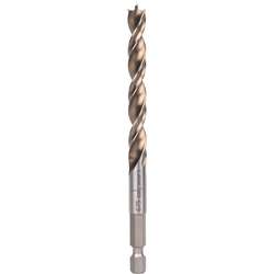 Foret hélicoïdal pour bois
pour machines HSS
avec emmanchement hexagonal 1/4