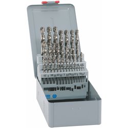 Coffret - Foret h&eacute;lico&iuml;dal HSS-Co, court, DIN 338, RN