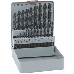 Coffret - MAYKESTAG, foret h&eacute;lico&iuml;dal HSS, court, DIN 338, RN, SET