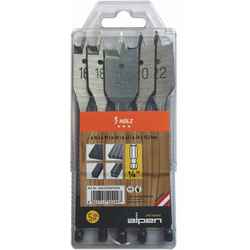 Coffret - Set de 5&nbsp;FORETS DE FRAISAGE PLAT.BOIS 16-18-20-22-24