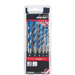 Coffret - Foret &agrave; granit en carbure, DIN ISO 5468