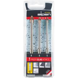 Coffret - Profi Glas, foret &agrave; verre en carbure, 1/4