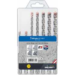 Coffret - &laquo;&nbsp;F4&nbsp;&raquo;, foret pour marteau perforateur SDS-plus, 2&nbsp;tranchants, L2=250 