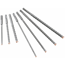 Coffret - FORCE X, foret pour marteau perforateur SDS-plus, 4&nbsp;tranchants, L2=250