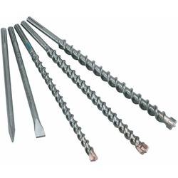 Coffret - Pack professionnel SDS-max MIX-BOX 5&nbsp;pi&egrave;ces, foret, &Oslash; 25,0x520&nbsp;mm, &Oslash; 3