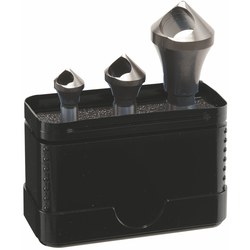 Coffret - Fraise &agrave; &eacute;bavurer HSS Cobalt avec al&eacute;sage transversal