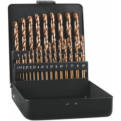 Coffret - Foret h&eacute;lico&iuml;dal HSS Cobalt, tige &agrave; 3&nbsp;pans, court, DIN 338 RN