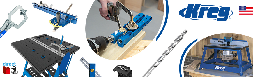 Kreg - Outils et accessoires pour la menuiserie